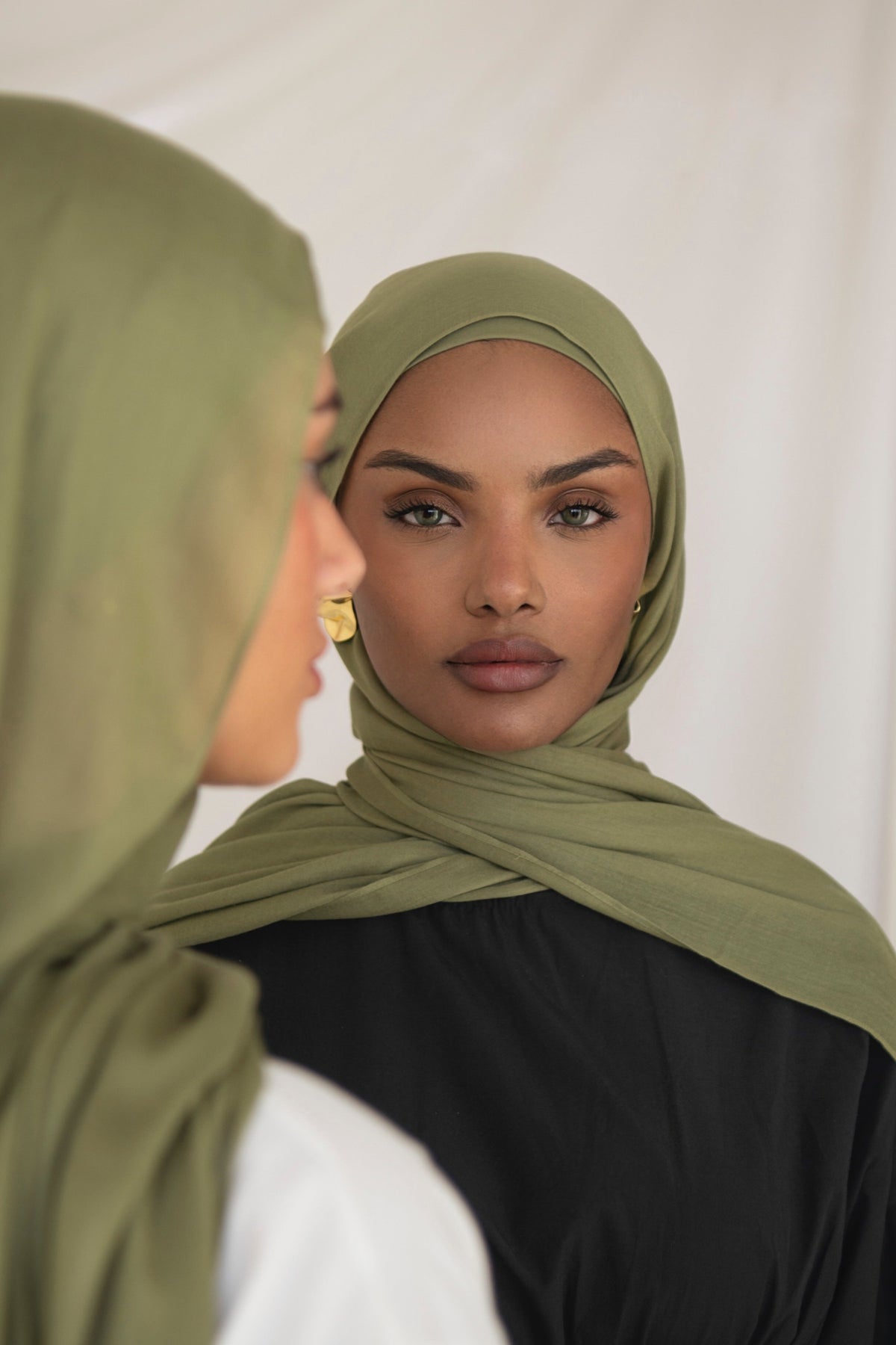 Modal Hijab- Olive Green