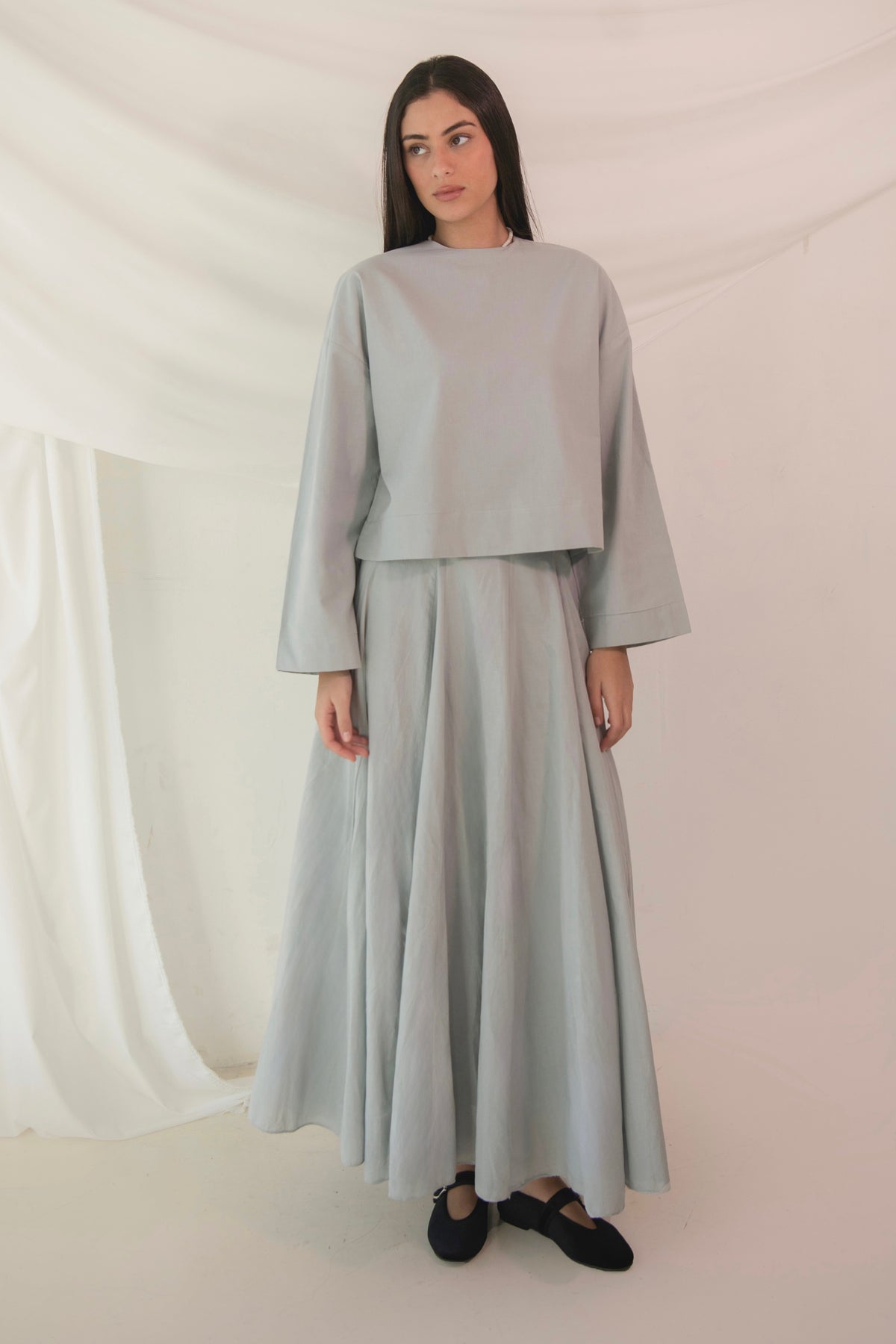Raya set- greyish Blue