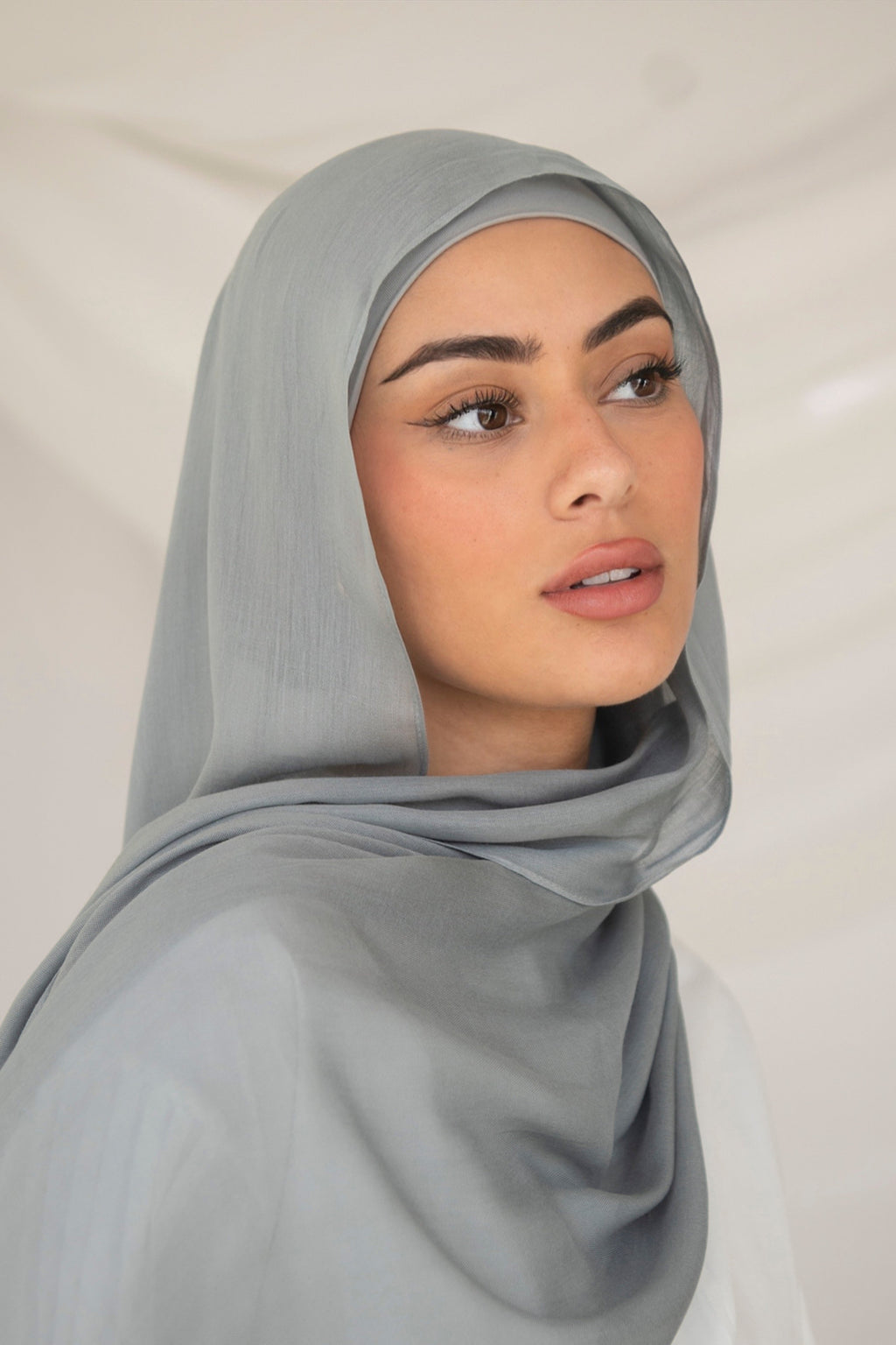 Modal Hijab- Cloud Grey