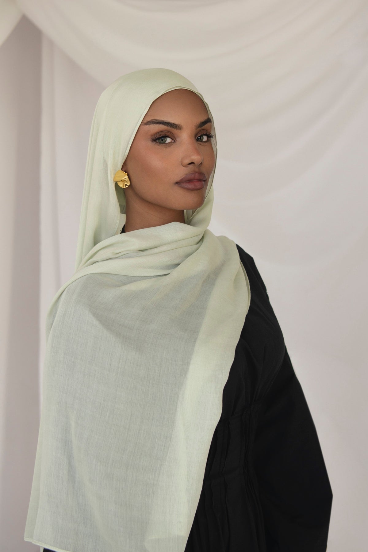 Modal Hijab- Pastel Green