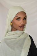 Modal Hijab- Pastel Green