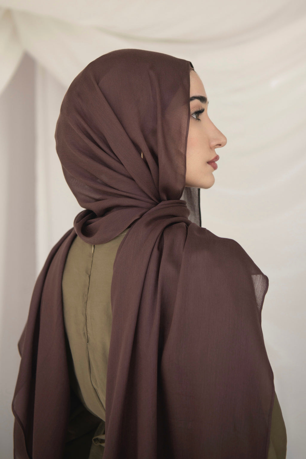 Modal Hijab- Chocolate Brown