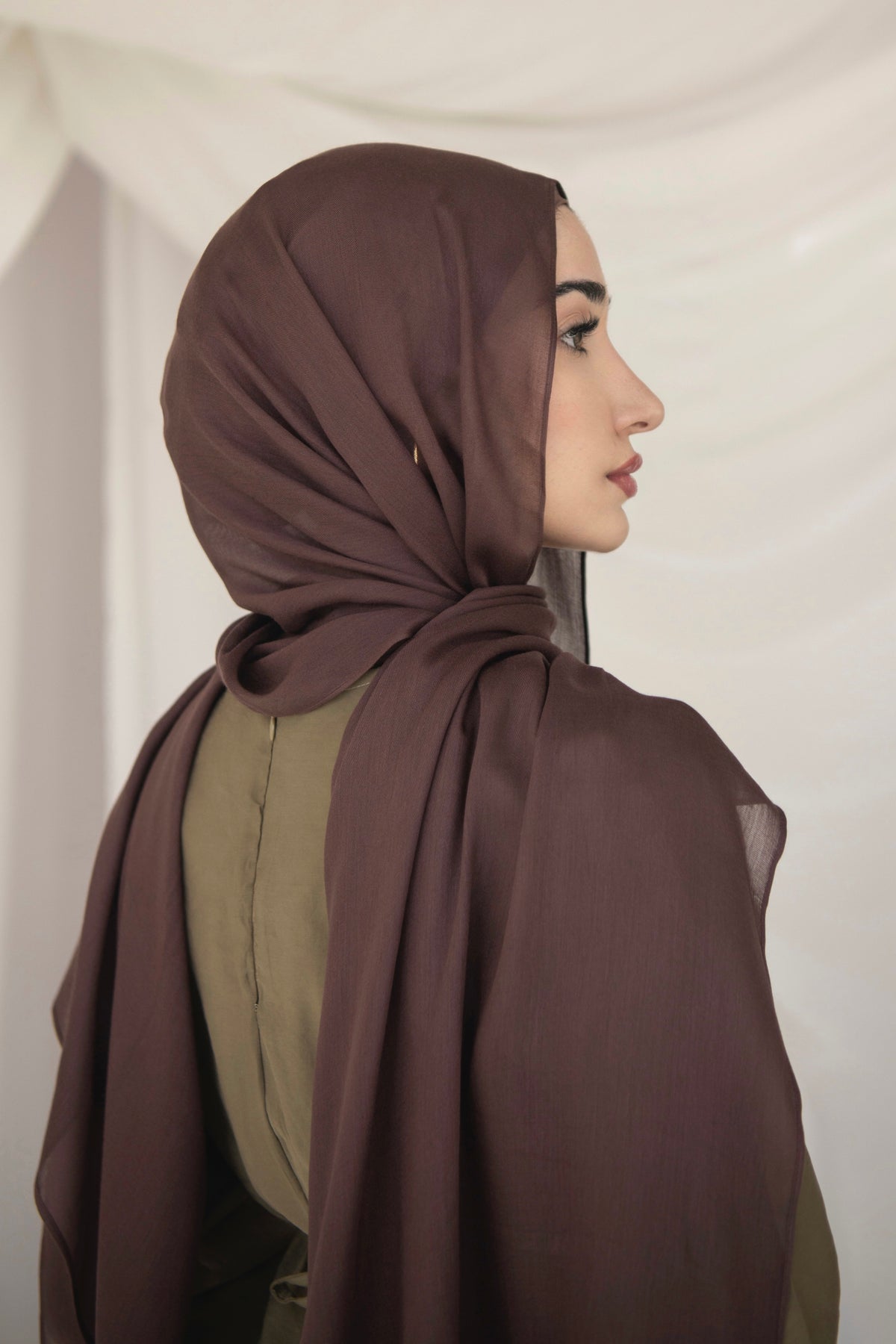 Modal Hijab- Chocolate Brown
