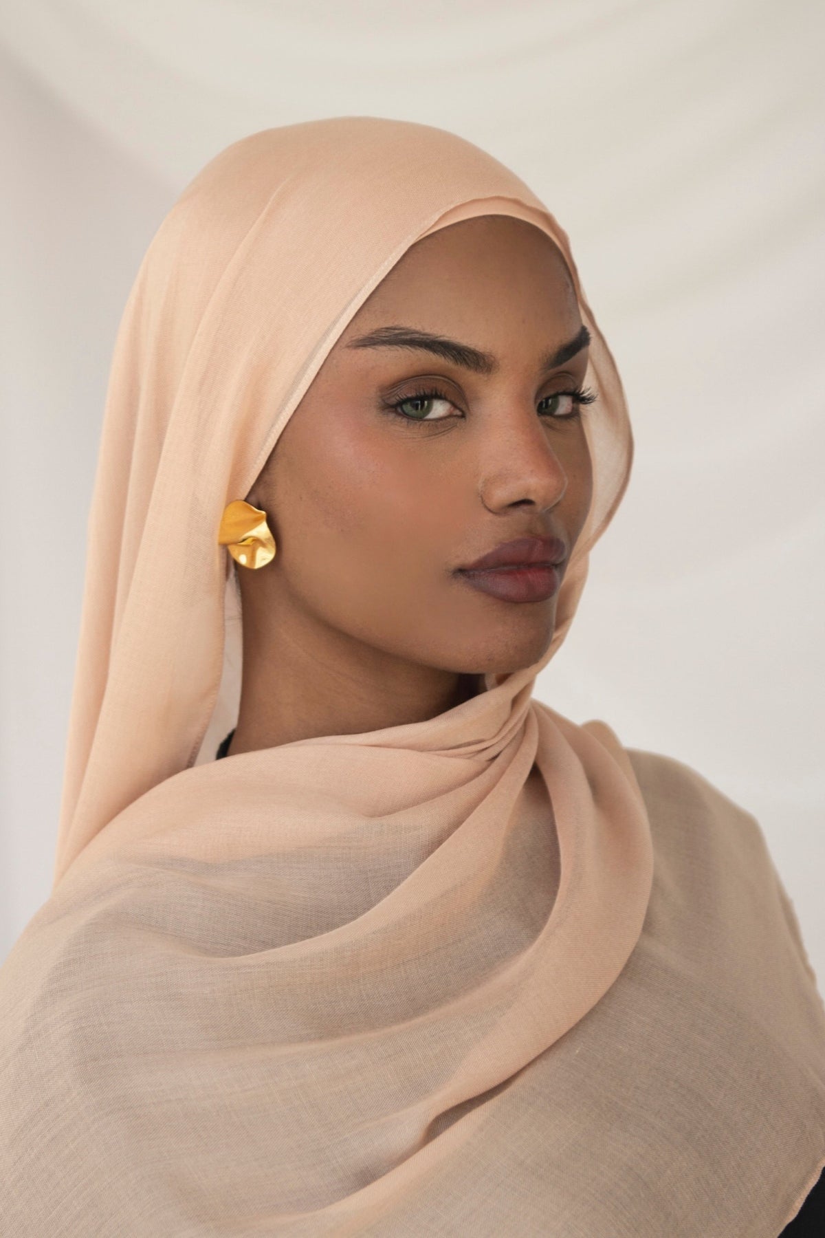 Modal Hijab- Peachy Nude