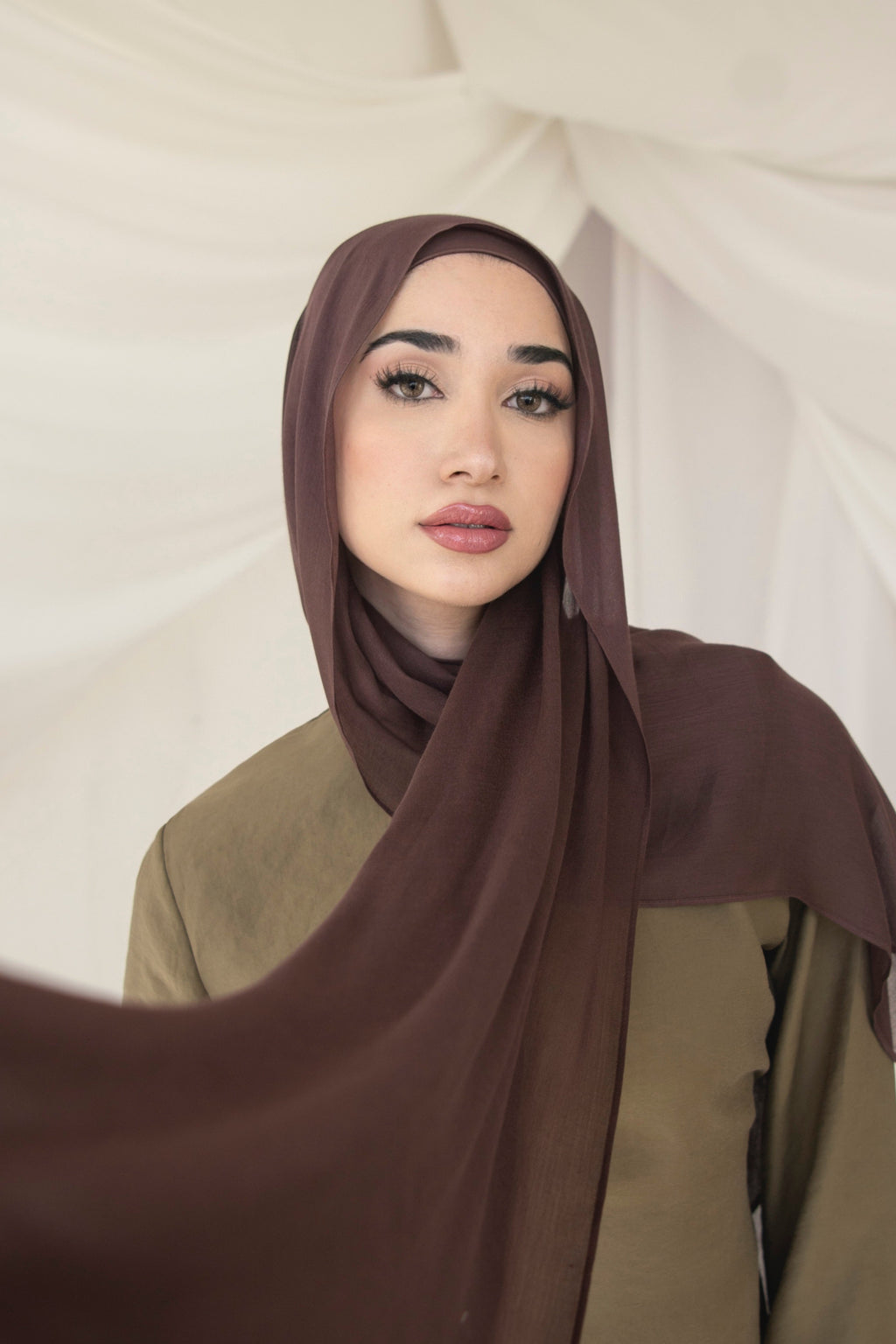 Modal Hijab- Chocolate Brown