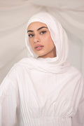 Modal Hijab - White