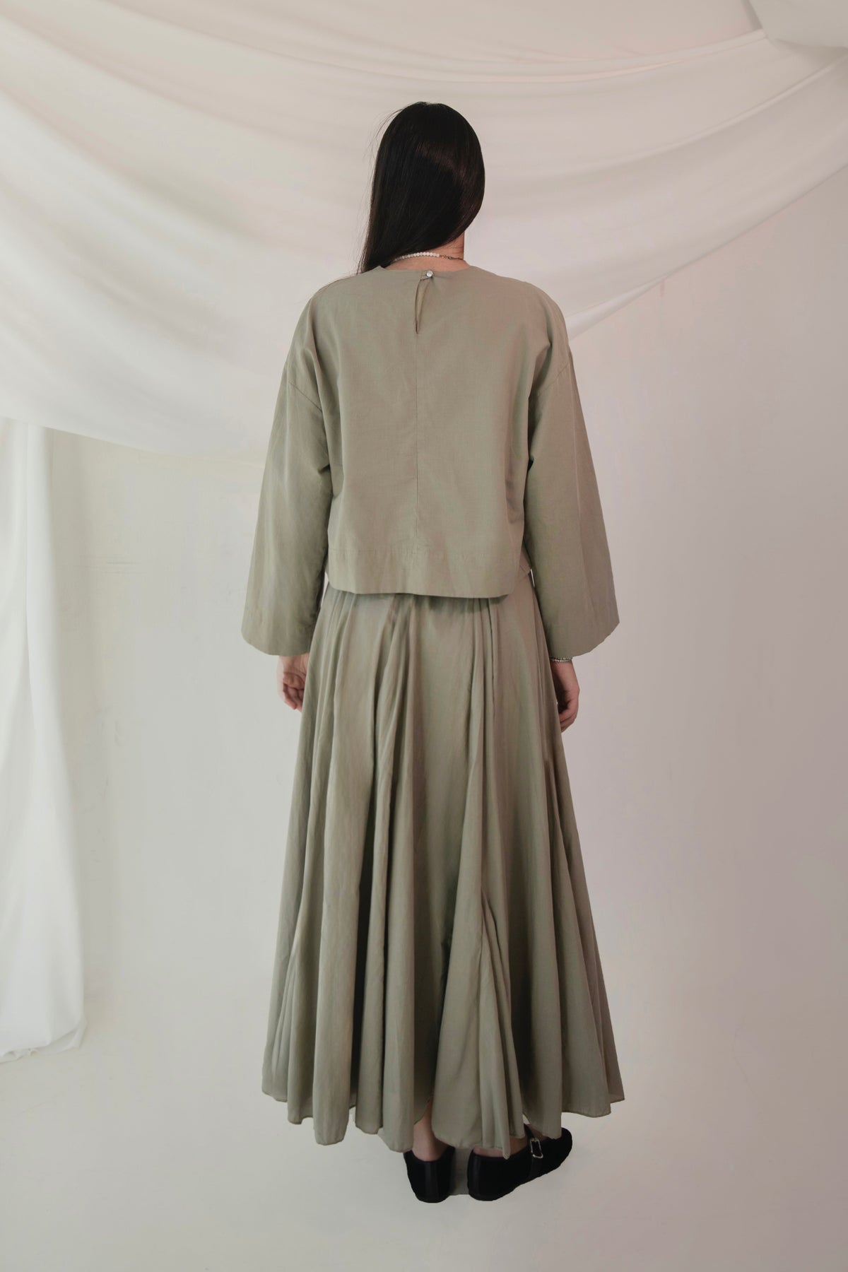 Raya Set- Soft Olive Green