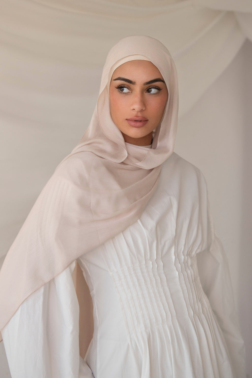 Modal Hijab- Cream Beige