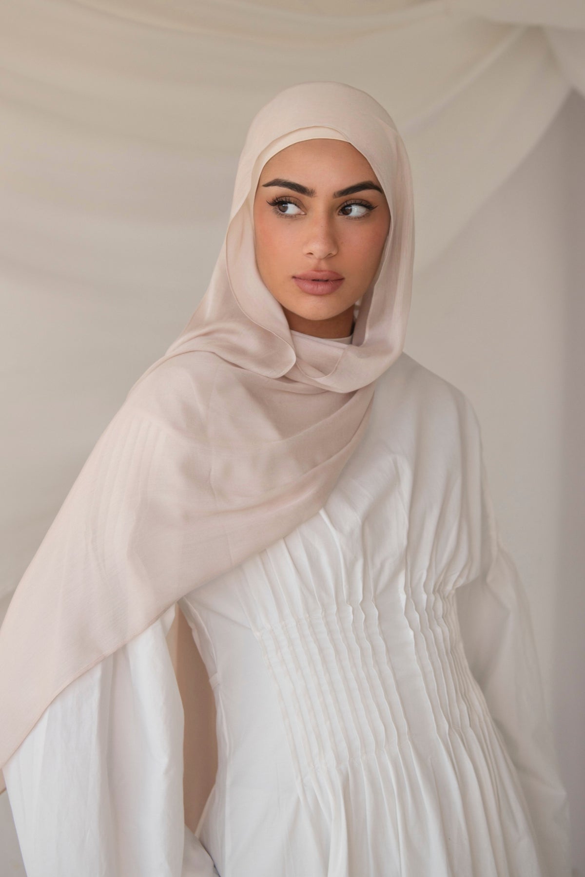 Modal Hijab- Cream Beige