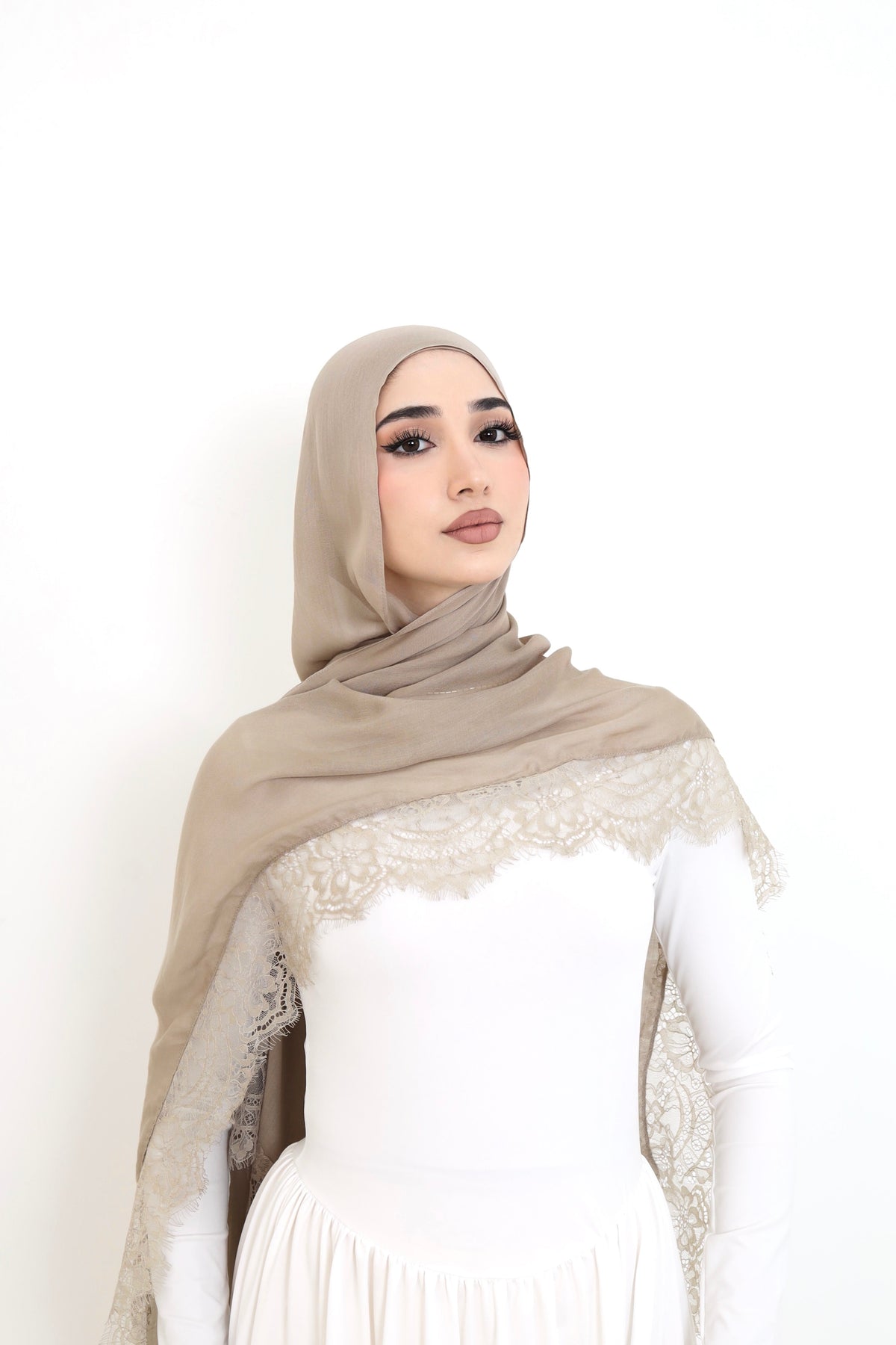Lace Modal- Latte