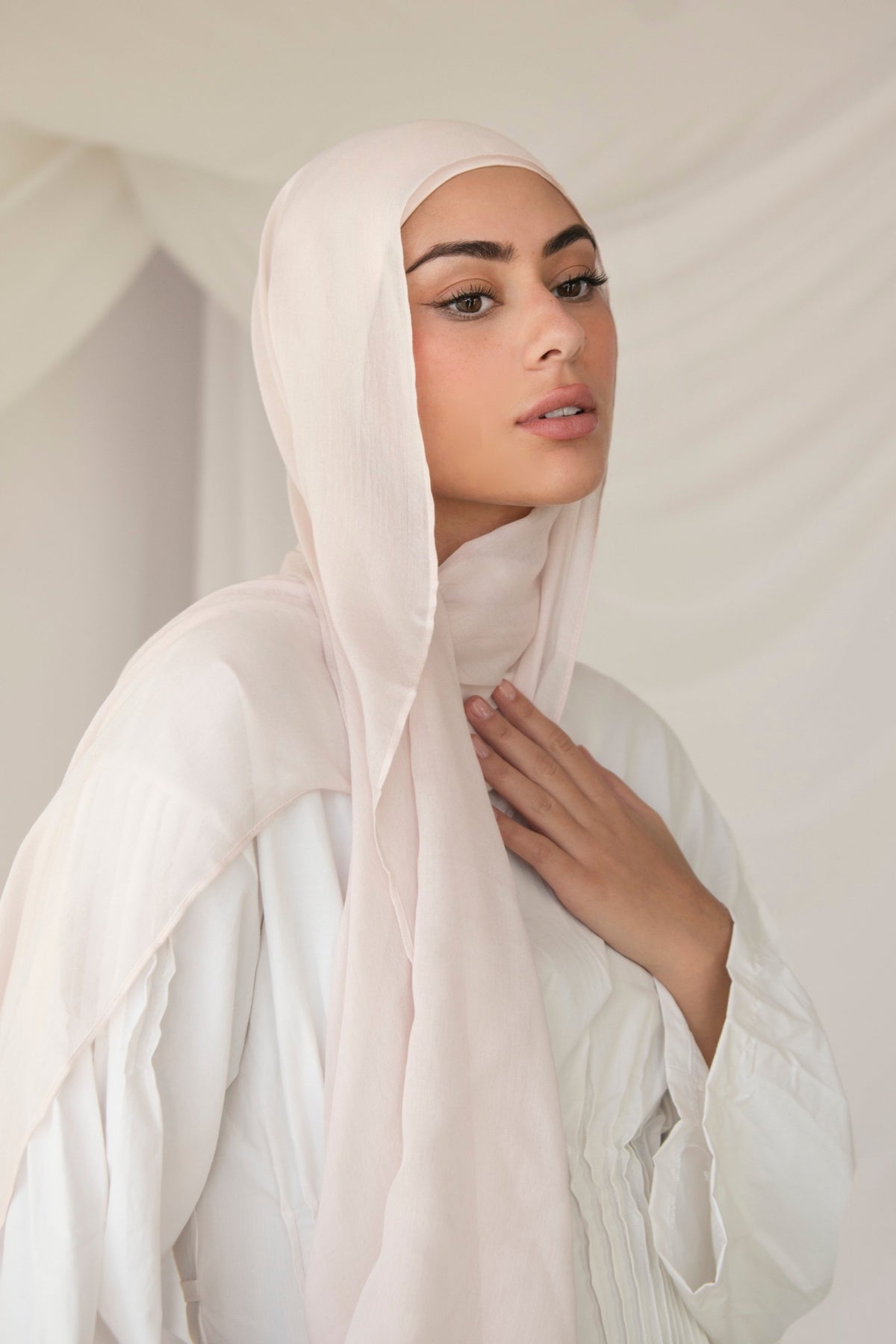 Modal Hijab- Marshmallow Pink