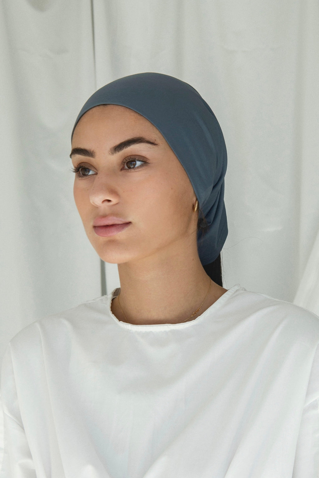 Hijab Undercap - Greyish Blue