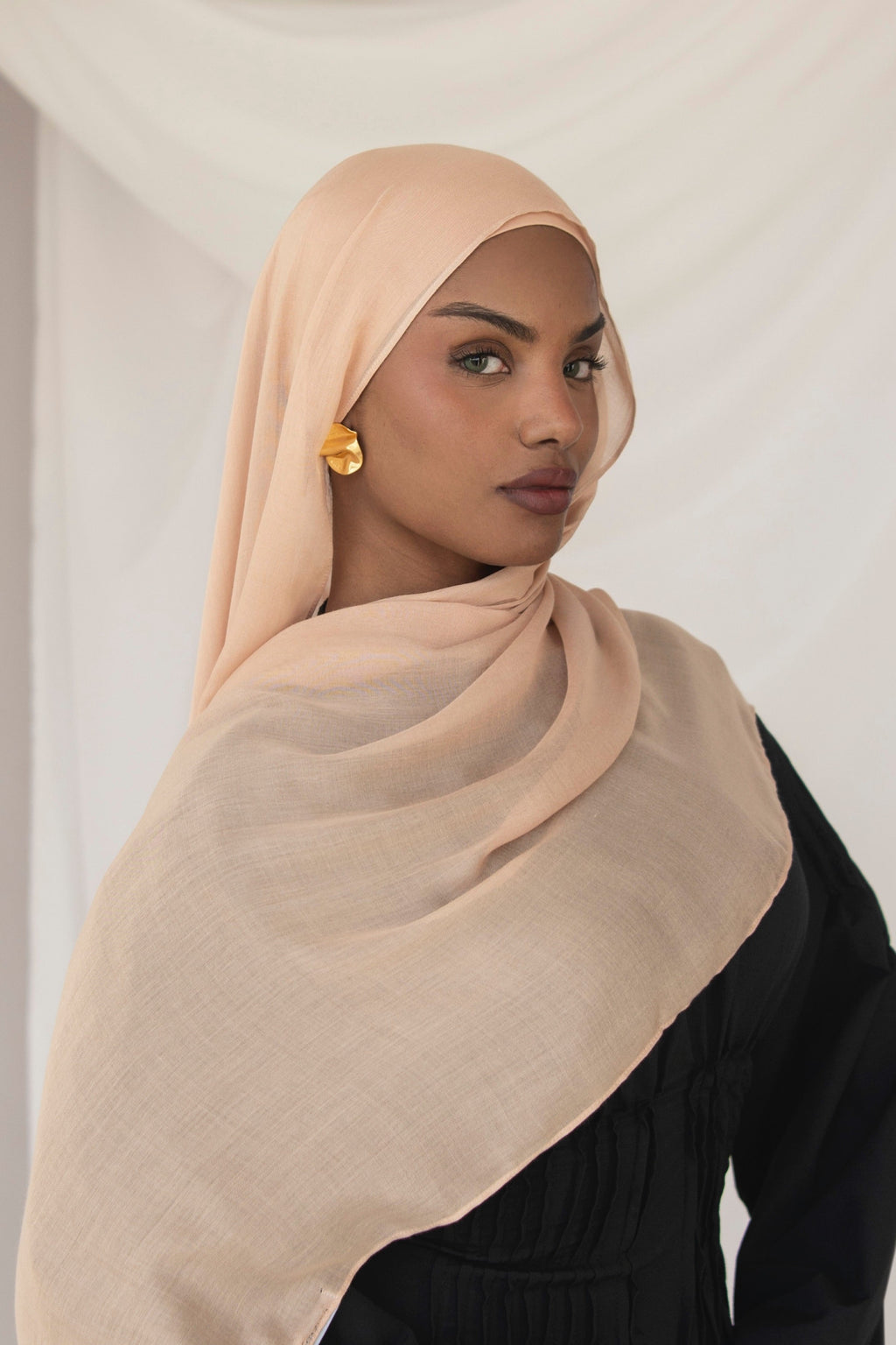 Modal Hijab- Peachy Nude