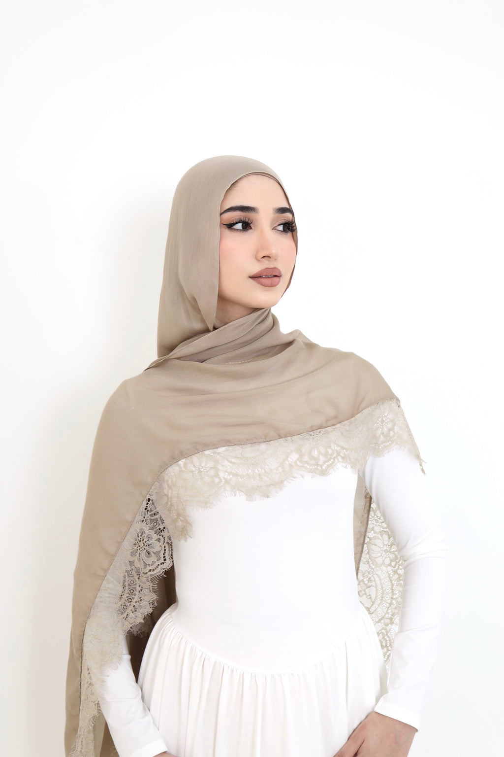Lace Modal- Latte