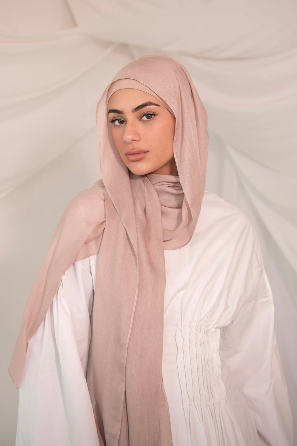 Modal Hijab- Nude Blush