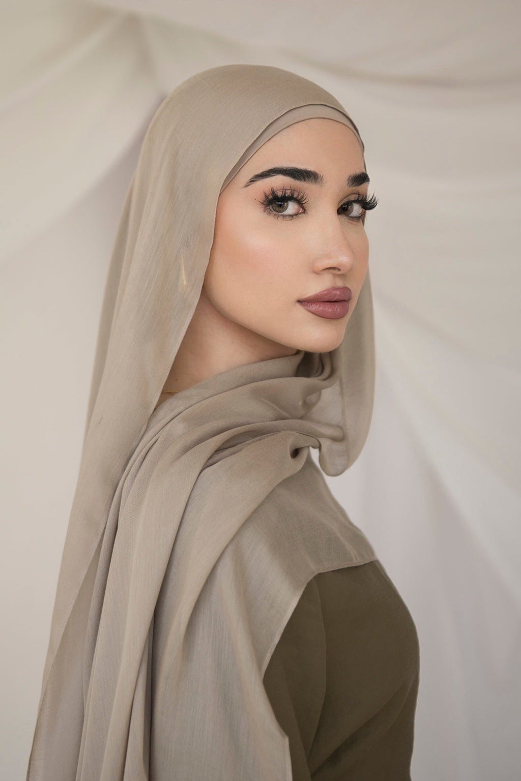 Modal Hijab - Latte