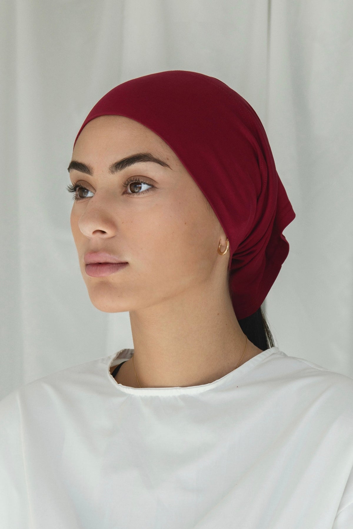 Hijab UnderCap- Raspberry