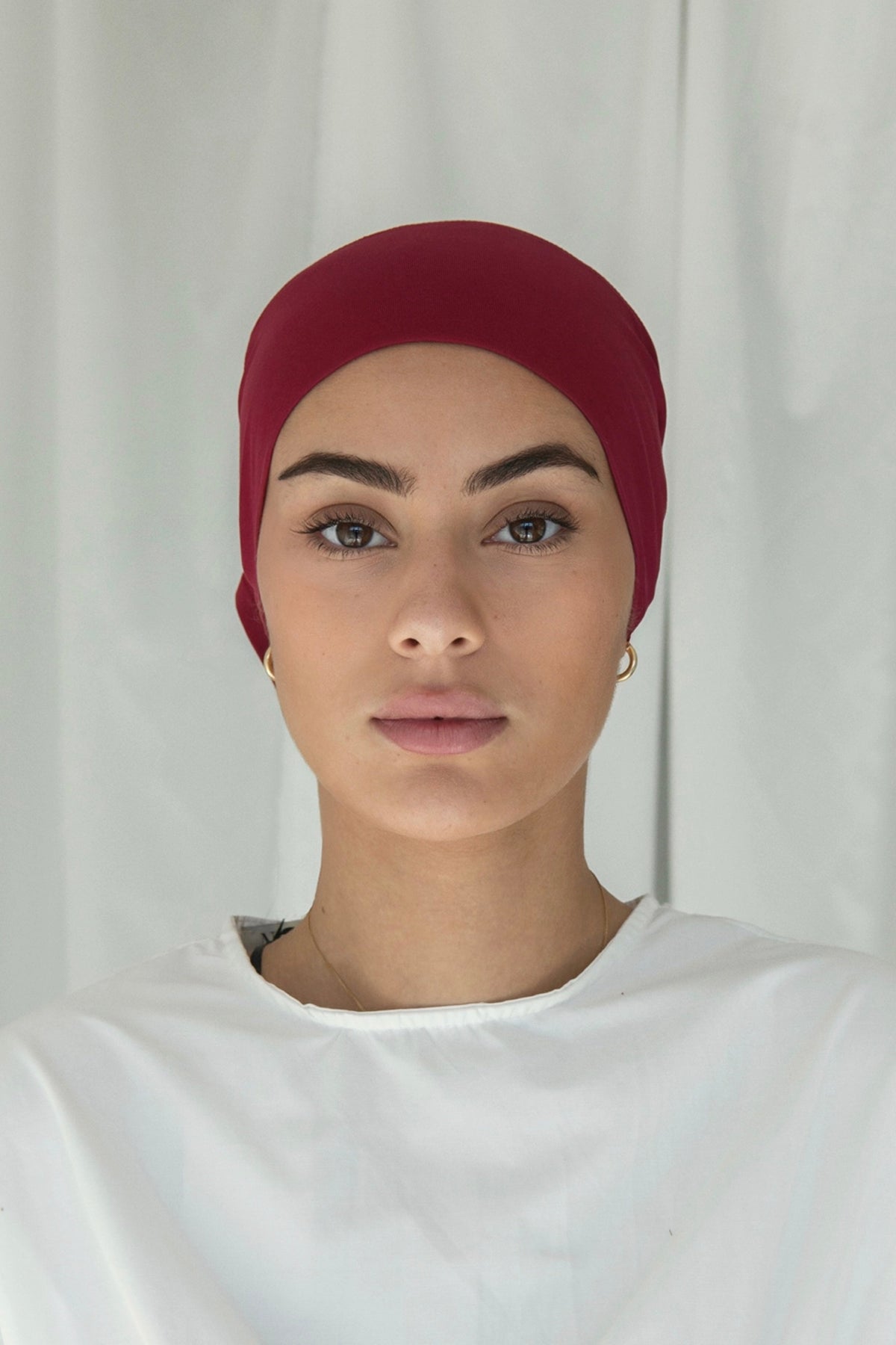 Hijab UnderCap- Raspberry