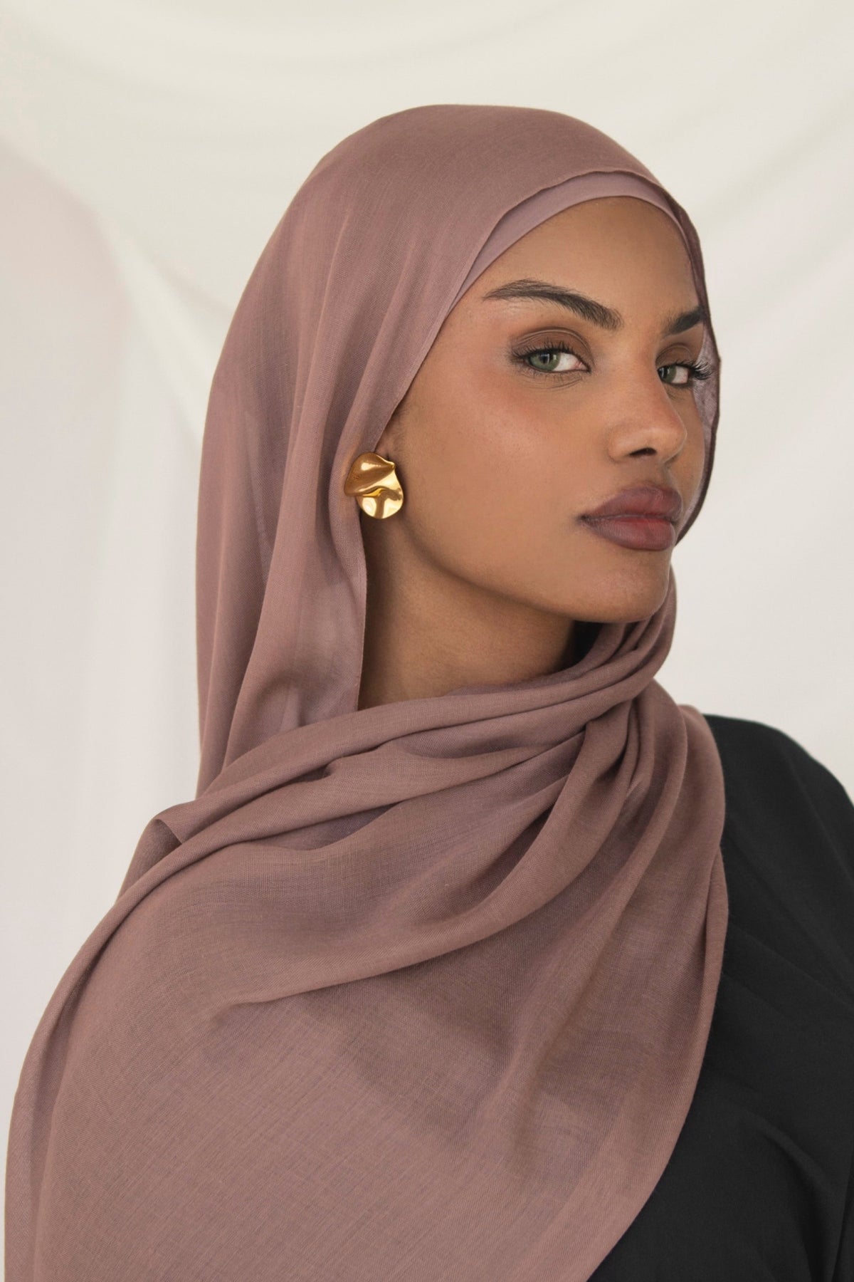 Modal Hijab- Deep Taupe