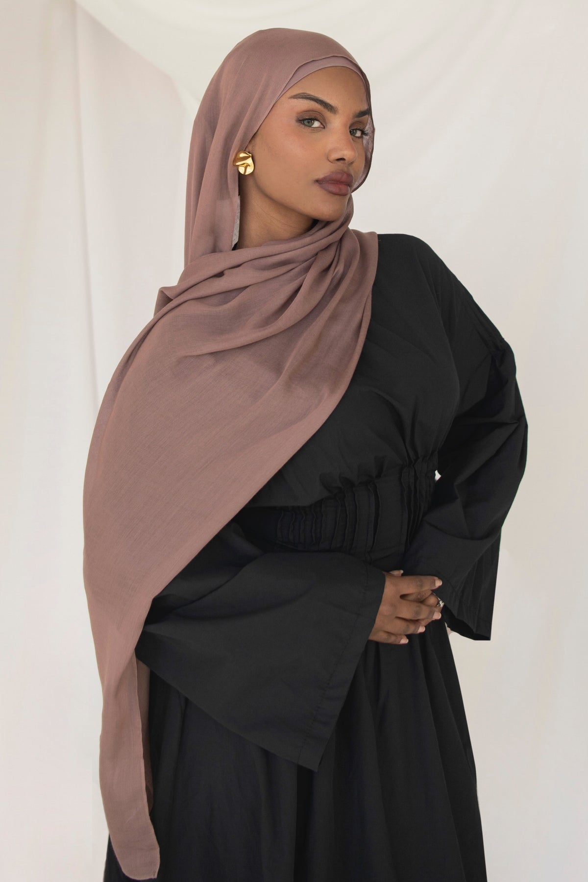 Modal Hijab- Deep Taupe