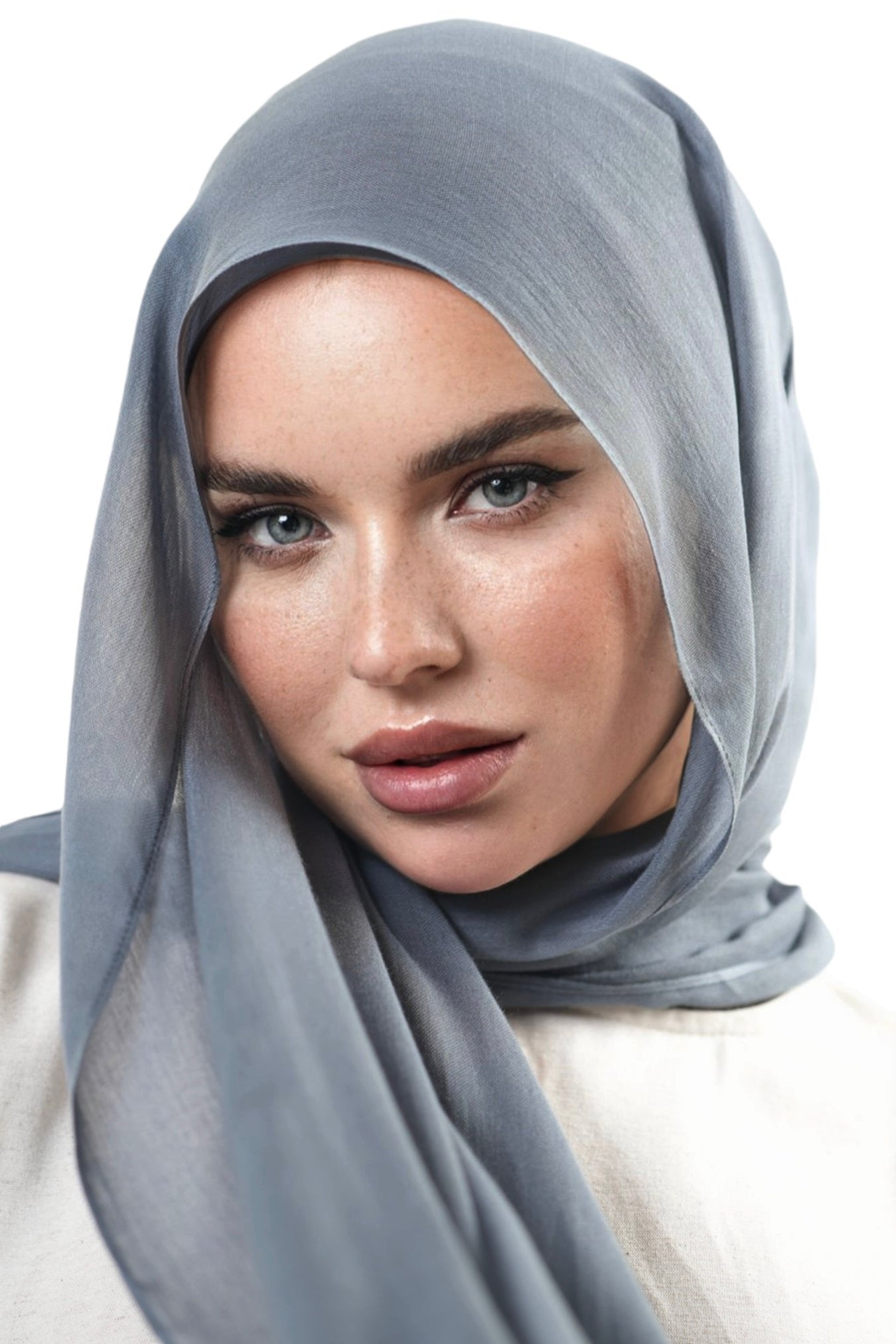 Modal Hijab - Greyish Blue
